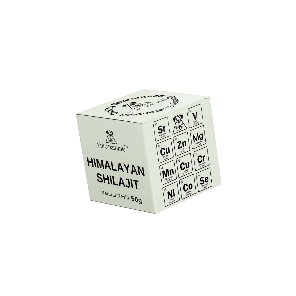 Yuro Naturals™ Shilajit Resin – 50g | Himalayan Fulvic Minerals