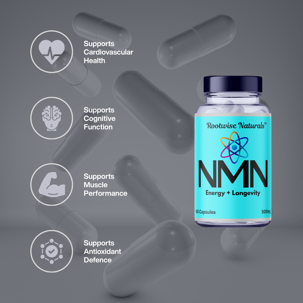 Rootwise Naturals™ NMN 500mg | NAD+ Booster